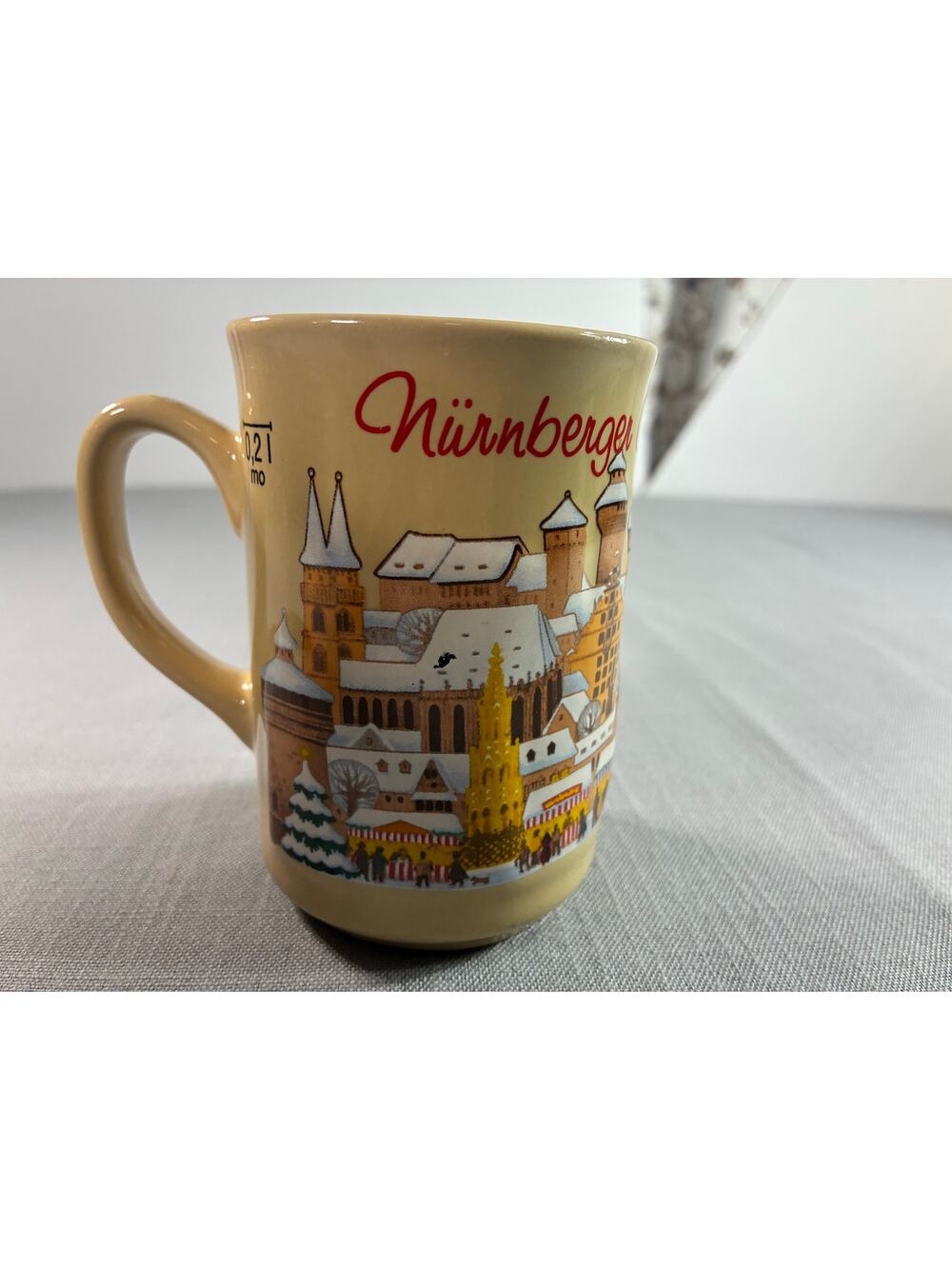 2007 Nurnberger Christkindlesmarkt Mug Germany Christmas Market Ceramic Cup